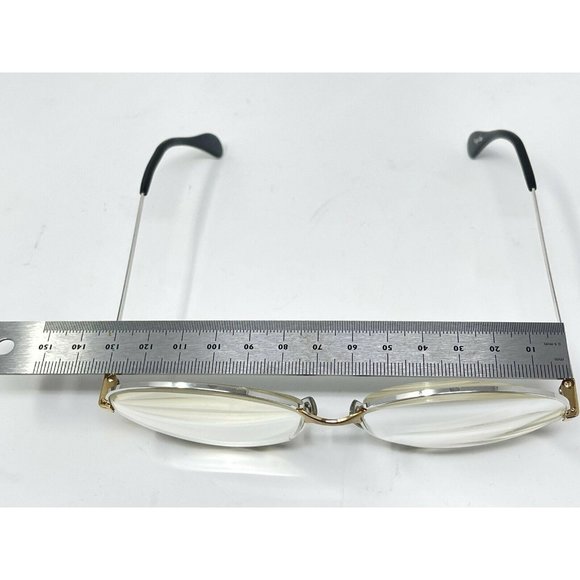 Bausch & Lomb Eyeglasses Vogue D'Or by  1/20 10K GF White Gold  516 656 []14 135 - Picture 11 of 12